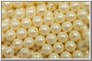 PRECIOSA Round Pearls MAXIMA, 4mm, cream - pearlescent, 25 Stk.