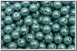 PRECIOSA Round Pearls MAXIMA, 4mm, blue - pearlescent, 25 Stk.