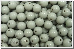 PRECIOSA Round Pearls MAXIMA, 4mm, grey, ceramic - crystal, 25 Stk.