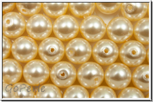 PRECIOSA Round Pearls MAXIMA, 6mm, cream - pearl effect, 10 Stk.