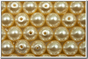 PRECIOSA Round Pearls MAXIMA, 6mm, creamrose - pearl effect, 10 Stk.