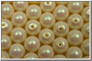 PRECIOSA Round Pearls MAXIMA, 6mm, cream - pearlescent, 10 Stk.