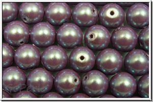 PRECIOSA Round Pearls MAXIMA, 6mm, violet - pearlescent, 10 Stk.