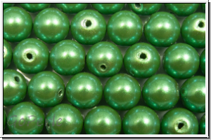 PRECIOSA Round Pearls MAXIMA, 6mm, green - pearlescent, 10 Stk.