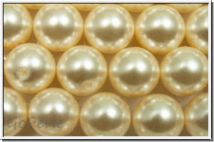 PRECIOSA Round Pearls MAXIMA, 8mm, creamrose, lt. - pearl effect, 5 Stk.