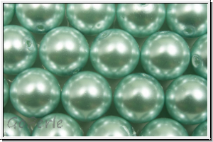 PRECIOSA Round Pearls MAXIMA, 8mm, blue, lt. - pearl effect, 5 Stk.