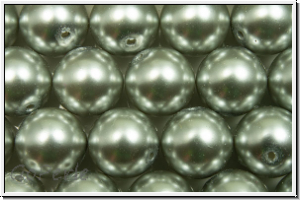 PRECIOSA Round Pearls MAXIMA, 8mm, grey, lt. - pearl effect, 5 Stk.