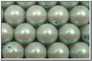 PRECIOSA Round Pearls MAXIMA, 8mm, grey - pearlescent, 5 Stk.