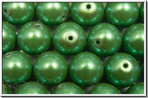 PRECIOSA Round Pearls MAXIMA, 8mm, green - pearlescent, 5 Stk.