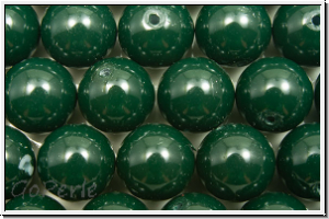 PRECIOSA Round Pearls MAXIMA, 8mm, malachite - crystal, 5 Stk.