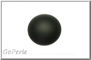 Cabochon, LUNASOFT, 18mm, black, 1 Stk.