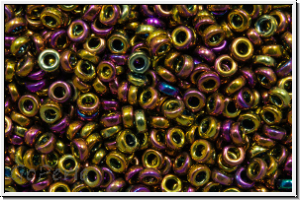 MSP-0188, MIYUKI Spacers, 2,2x1mm, purple gold, met., iris., 5g