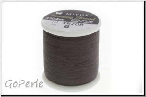 MIYUKI Beading Thread, Fdelgarn, brown, 1 Spule