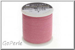 MIYUKI Beading Thread, Fdelgarn, pink, 1 Spule