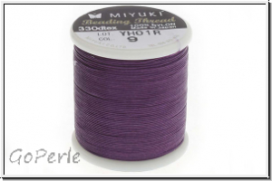 MIYUKI Beading Thread, Fdelgarn, purple, 1 Spule