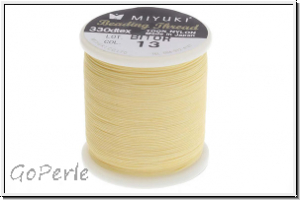 MIYUKI Beading Thread, Fdelgarn, yellow, 1 Spule