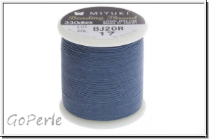 MIYUKI Beading Thread, Fdelgarn, dk. blue, 1 Spule