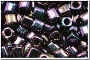 TC-04-0085, TOHO Cubes, 4mm, purple, met., iris., 10g