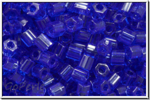 TH-11-0008, TOHO Hexagon, 11/0, sapphire, trans., 10g