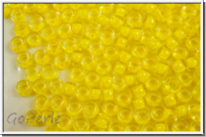 PR-11-08A86, PRECIOSA Rocailles, 11/0, crystal, trans., terra intensive yellow-ld., 20g