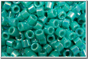 DBM0166, MIYUKI Delica, 10/0, turquoise, op., AB, 5g