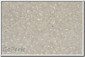 bhm. Glasperle, rund, 3mm, crystal, trans., 50 Stk.