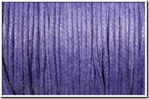 Baumwollkordel (Quali 1), gewachst, 1mm, violet, Preis/m