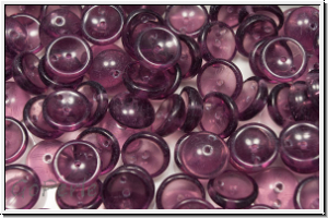 Piggy Beads, 4x8mm, amethyst, trans., 25 Stk.