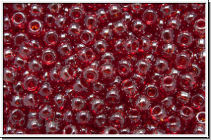 R-11-0109c, TOHO Rocailles, 11/0, ruby, trans., luster, 10 g