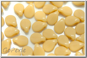 Pip-Beads, 5x7mm, beige, op., 50 Stk.