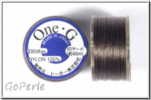 TOHO OneG Beading-Thread Fdelgarn, brown, 1 Spule