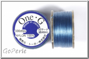 TOHO OneG Beading-Thread Fdelgarn, blue, 1 Spule