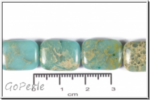 Aqua Terra Jaspis, stab., Rechteck, ca. 16 x 12 x 5,1 mm, 10 Stk.