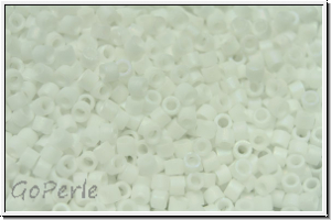 DB0351, MIYUKI Delica, 11/0, white, op., matte, 5g