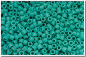 DB0759, MIYUKI Delica, 11/0, turquoise, op., matte, 5g