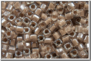 SBS-18-0215, MIYUKI Squares, 1,8mm, crystal, trans., blush-ld., 5g