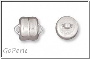 Magnetverschluss, Burger, 6x8mm, Sterling Silber, 1 Stk.