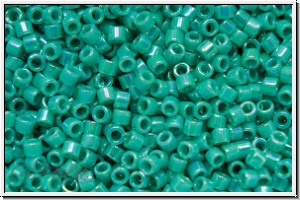 DB0166, MIYUKI Delica, 11/0, turquoise, op., AB, 5g