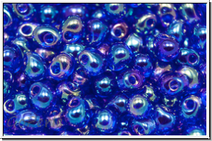 DP-0177, MIYUKI Tropfen, 3,4mm, cobalt, trans., AB, 10g