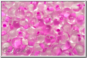 DPF-23, MIYUKI Tropfen, 3,4mm, crystal, trans., raspberry-ld., 10g