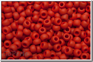 R-11-0045f, TOHO Rocailles, 11/0, pepper red, op., matte, 10g