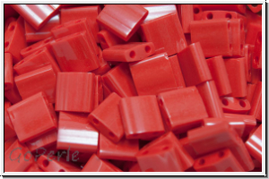 TL-0408, MIYUKI Tila Beads, red, op., 60 Stk.