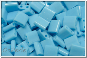 TL-0413, MIYUKI Tila Beads, turquoise blue, op., 60 Stk.