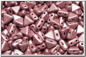 KHEOPS PAR PUCA, 6x5mm, pink, met., satin, 50 Stk.