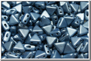 KHEOPS PAR PUCA, 6x5mm, blue, met., satin, 50 Stk.