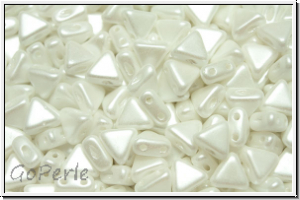 KHEOPS PAR PUCA, 6x5mm, white, alabaster, white pastel, 50 Stk.