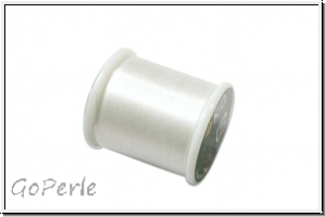 K.O. Beading Thread, Fdelgarn, white, 1 Spule