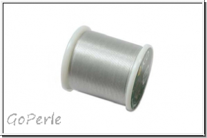 K.O. Beading Thread, Fdelgarn, light grey, 1 Spule