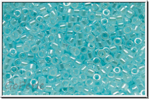 DB0239, MIYUKI Delica, 11/0, aqua, lt., ceylon, 5g