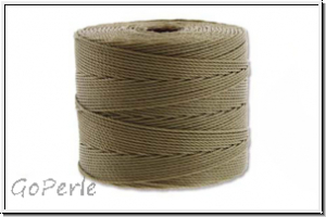 SuperLon, fine bead cord, khaki, 1 Spule